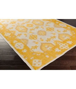 Surya Pazar PZR6007 Burnt Orange Bright Yellow Area Rug 5 ft. 6 in. X 8 ft. 6 in. Rectangle