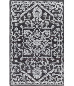Livabliss Piazza PZZ2302 White Charcoal Area Rug 2 ft. X 3 ft. Rectangle