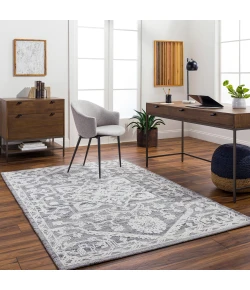 Livabliss Piazza PZZ2303 White Charcoal Area Rug 2 ft. X 3 ft. Rectangle