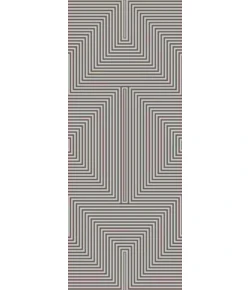 Livabliss Quartz QTZ5000 Light Gray Charcoal Area Rug 2 ft. 6 in. X 8 ft. Runner
