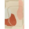 Livabliss Queens QUN2307 Brick Red Dusty Pink Area Rug 5 ft. X 7 ft. 6 in. Rectangle