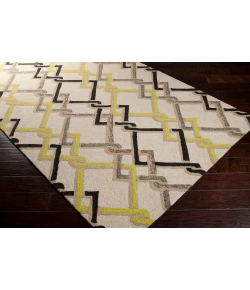 Surya Rain RAI1122 Khaki Dark Brown Area Rug 8 ft. Round