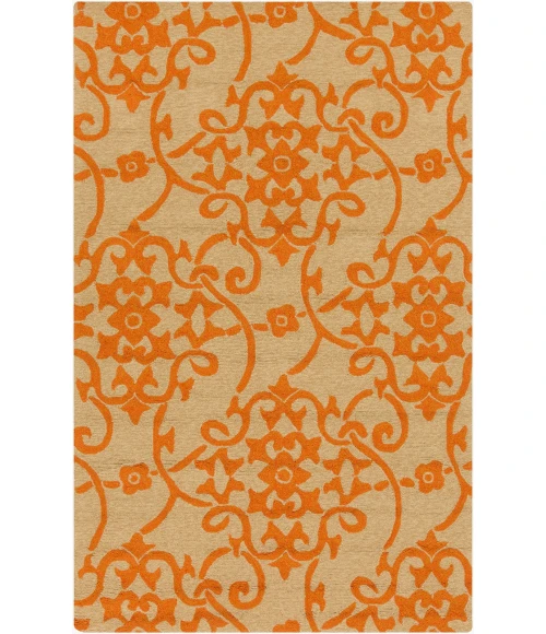 Surya Rain Orange RAI-1195 3 ft. X 5 ft. Rect. Rug