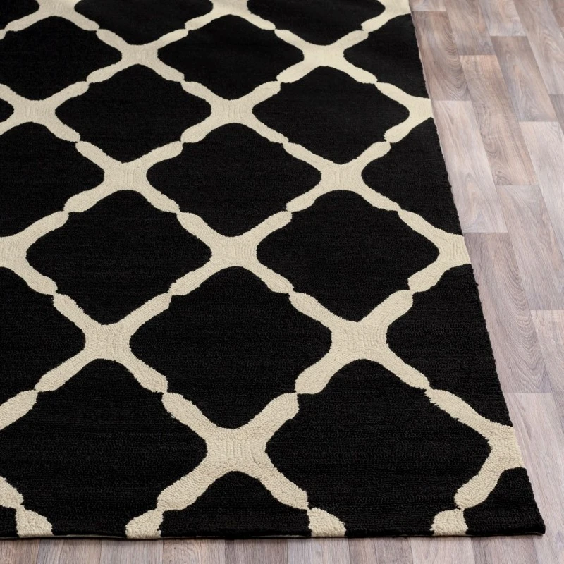 Surya Rain Black RAI-1244 2ft.6in. x 8ft. Rect. Rug