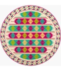 Surya Rain Aqua RAI-1272 8ft. x 8ft. Round Rug