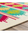 Surya Rain Aqua RAI-1272 8ft. x 8ft. Round Rug