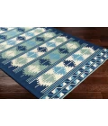 Surya Rain Navy RAI-1274 8ft. x 8ft. Round Rug
