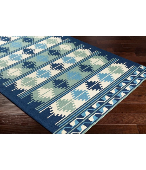 Surya Rain Navy RAI-1274 8ft. x 8ft. Round Rug