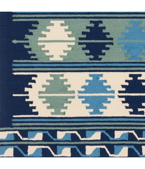Surya Rain Navy RAI-1274 8ft. x 8ft. Round Rug