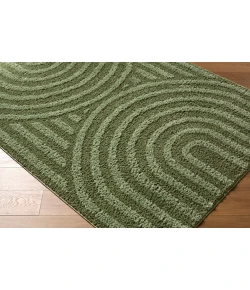 LIVABLISS Rodos Medium Green RDO-2360 9ft. x 12ft. Rect. Rug