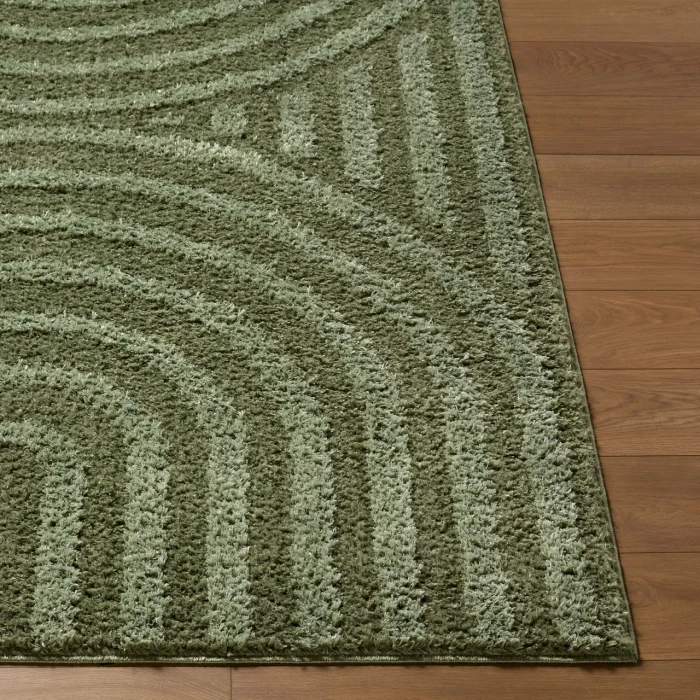 LIVABLISS Rodos Medium Green RDO-2360 9ft. x 12ft. Rect. Rug