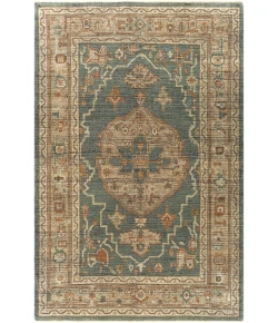 Surya Reign REG2304 Dark Green Beige Area Rug 2 ft. 6 in. X 10 ft. Runner