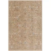 Livabliss Reina REN2300 Light Brown Tan Area Rug 5 ft. 3 in. Round