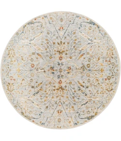 Livabliss Reina REN2301 Denim Light Gray Area Rug 6 ft. 7 in. Round