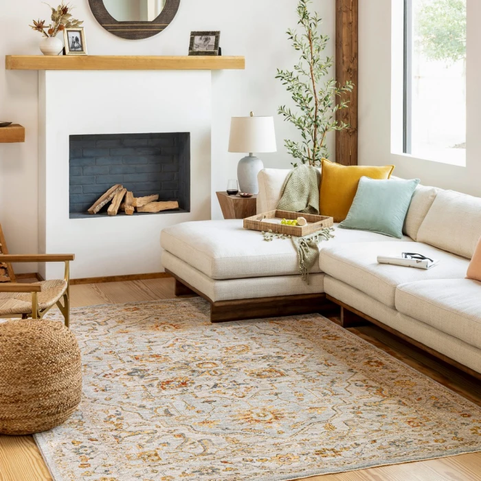 Surya Reina REN-2304 5'3" Round Rug