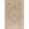 Livabliss Reina REN2305 Tan Light Gray Area Rug 6 ft. 7 in. Round