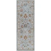 Livabliss Reina REN2306 Light Gray Cream Area Rug 2 ft. 7 in. X 7 ft. 3 in. Runner