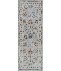 Livabliss Reina REN2306 Light Gray Cream Area Rug 2 ft. 7 in. X 7 ft. 3 in. Runner