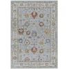 Livabliss Reina REN2306 Light Gray Cream Area Rug 5 ft. 3 in. Round