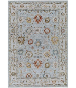 Livabliss Reina REN2306 Light Gray Cream Area Rug 5 ft. 3 in. Round
