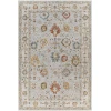 Livabliss Reina REN2307 Light Gray Cream Area Rug 5 ft. 3 in. Round