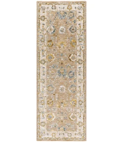 Livabliss Reina REN2308 Tan Light Brown Area Rug 2 ft. 7 in. X 10 ft. Runner