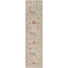 Livabliss Reina REN2309 Light Gray Cream Area Rug 2 ft. 7 in. X 10 ft. Runner