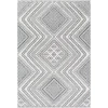 Livabliss Ariana RIA2302 Charcoal White Area Rug 2 ft. X 3 ft. Rectangle