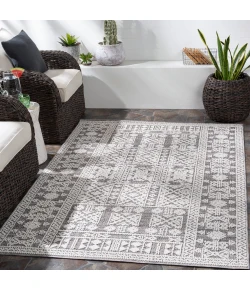 Livabliss Ariana RIA2305 White Medium Gray Area Rug 2 ft. 3 in. X 3 ft. 9 in. Rectangle
