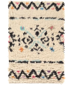 Surya Riad RID3003 Cream Black Area Rug 9 ft. X 13 ft. Rectangle