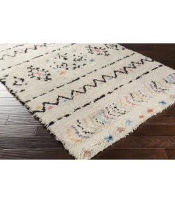 Surya Riad RID3003 Cream Black Area Rug 9 ft. X 13 ft. Rectangle