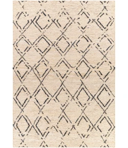 Surya Riah RIH2301 Beige Black Area Rug 6 ft. X 9 ft. Rectangle