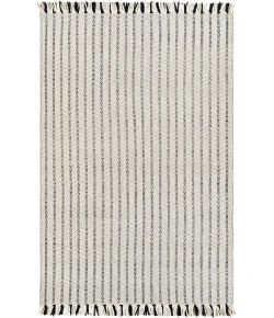 Surya Reliance RLI2309 Black Light Gray Area Rug 8 ft. 10 in. X 12 ft. Rectangle