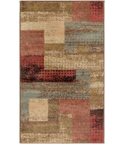 Livabliss Riley RLY5004 Dark Red Dark Brown Area Rug 9 ft. X 13 ft. Rectangle