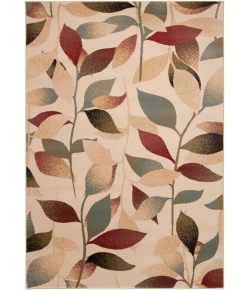 Livabliss Riley RLY5010 Dark Red Dark Brown Area Rug 6 ft. 7 in. X 9 ft. 6 in. Rectangle