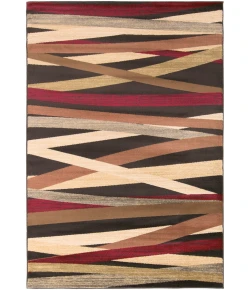 Livabliss Riley RLY5057 Burgundy Dark Brown Area Rug 2 ft. X 3 ft. 3 in. Rectangle