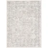 Livabliss Roma ROM2300 White Medium Gray Area Rug 5 ft. 3 in. X 7 ft. 1 in. Rectangle