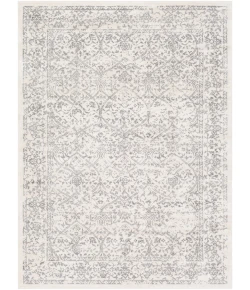 Livabliss Roma ROM2300 White Medium Gray Area Rug 5 ft. 3 in. X 7 ft. 1 in. Rectangle