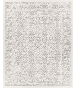 Livabliss Roma ROM2300 White Medium Gray Area Rug 7 ft. 10 in. X 10 ft. Rectangle