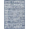 Livabliss Roma ROM2301 Navy Denim Area Rug 5 ft. 3 in. X 7 ft. 1 in. Rectangle