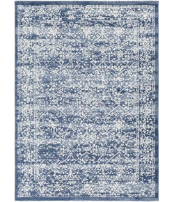 Livabliss Roma ROM2301 Navy Denim Area Rug 5 ft. 3 in. X 7 ft. 1 in. Rectangle