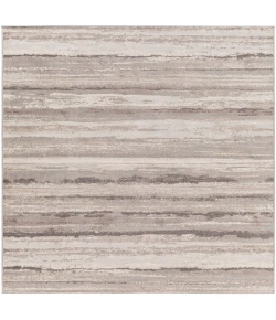 Livabliss Roma ROM2306 Charcoal Gray Area Rug 7 ft. 10 in. Square