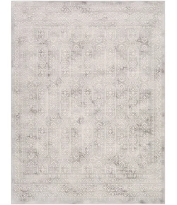 Livabliss Roma ROM2307 White Light Gray Area Rug 6 ft. 7 in. X 9 ft. Rectangle