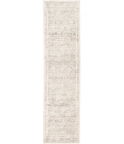 Livabliss Roma ROM2308 Light Gray Cream Area Rug 2 ft. 7 in. X 10 ft. Runner