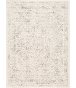 Livabliss Roma ROM2308 Light Gray Cream Area Rug 6 ft. 7 in. Round