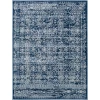 Livabliss Roma ROM2310 Dark Blue Denim Area Rug 6 ft. 7 in. X 9 ft. Rectangle