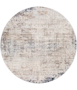 Livabliss Roma ROM2315 Light Gray Ivory Area Rug 6 ft. 7 in. Round