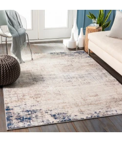 Livabliss Roma ROM2315 Light Gray Ivory Area Rug 6 ft. 7 in. X 9 ft. Rectangle