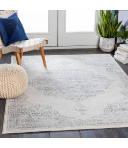 Livabliss Roma ROM2317 Medium Gray Light Gray Area Rug 9 ft. X 12 ft. 3 in. Rectangle