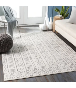 Livabliss Roma ROM2328 White Light Gray Area Rug 9 ft. X 12 ft. 3 in. Rectangle